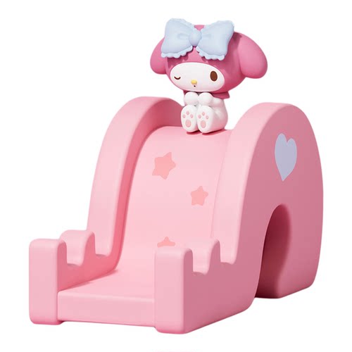 HelloKitty滑滑梯手机支架桌面摆件凯蒂猫追剧神器周边办公室可爱