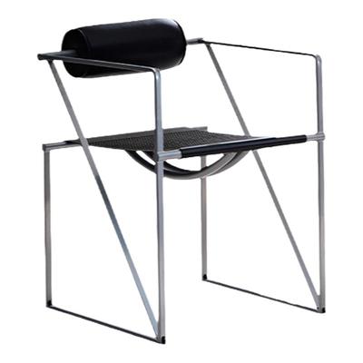 【十年质保】极简皮艺扶手餐椅