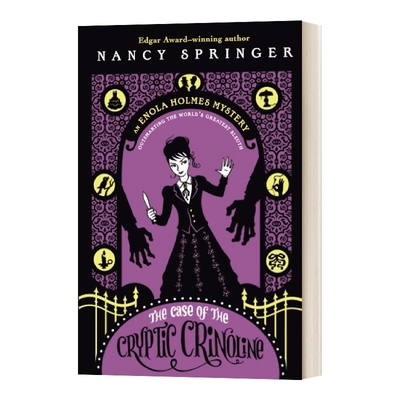 天才少女福尔摩斯5 儿童推理小说 Nancy Springer 英文原版Enola Holmes The Case of the Cryptic Crinoline 英文版 进口英语书籍