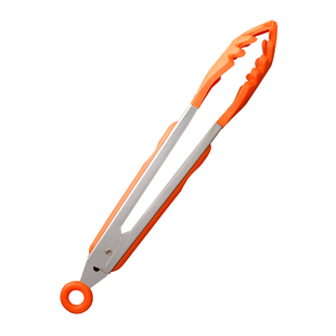 硅胶食品夹子蛋糕牛排夹厨房加厚食物夹烤肉夹手抓饼304不锈钢夹