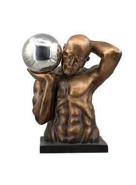 抽象艺术大堂欧式风软装雕塑摆件