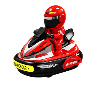 儿童礼物碰撞弹射碰碰车电动声光2.4G遥控双人对战漂移卡丁车玩具