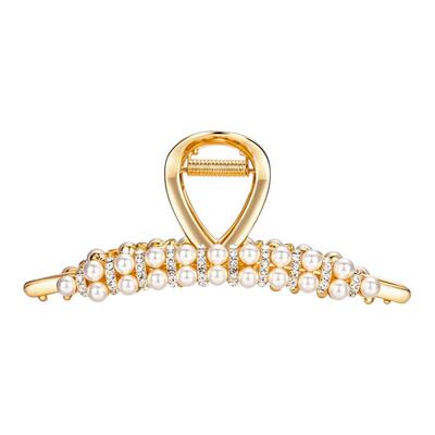 奢蔻发饰高级感珍珠抓夹鲨鱼夹