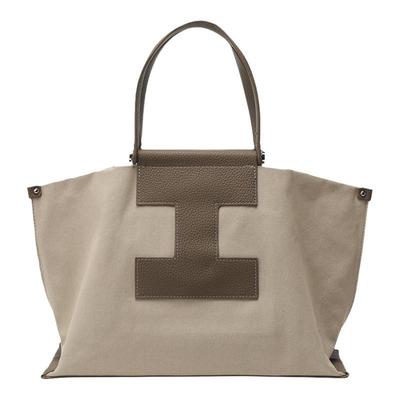 iacucci帆布托特工字包单肩包