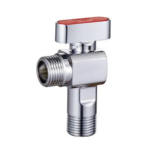 潜水艇6分铜球阀全开大流量燃气冷热水器三角阀大通量水开关角阀