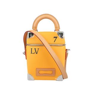中古9新LV路易威登VERTICAL BOX TRUNK牛皮斜挎二手奢侈品包包
