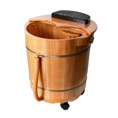 荣事达橡木桶加热恒温电动泡脚桶
