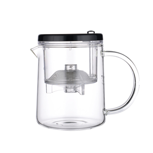 LIGHTKING飘逸杯耐高温玻璃泡茶壶家用一键过滤茶水分离冲茶器