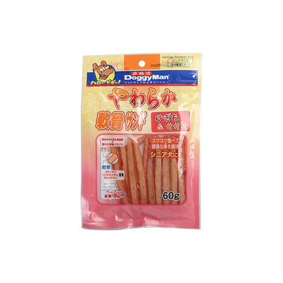 日本多格漫狗零食夹心条鸡软骨