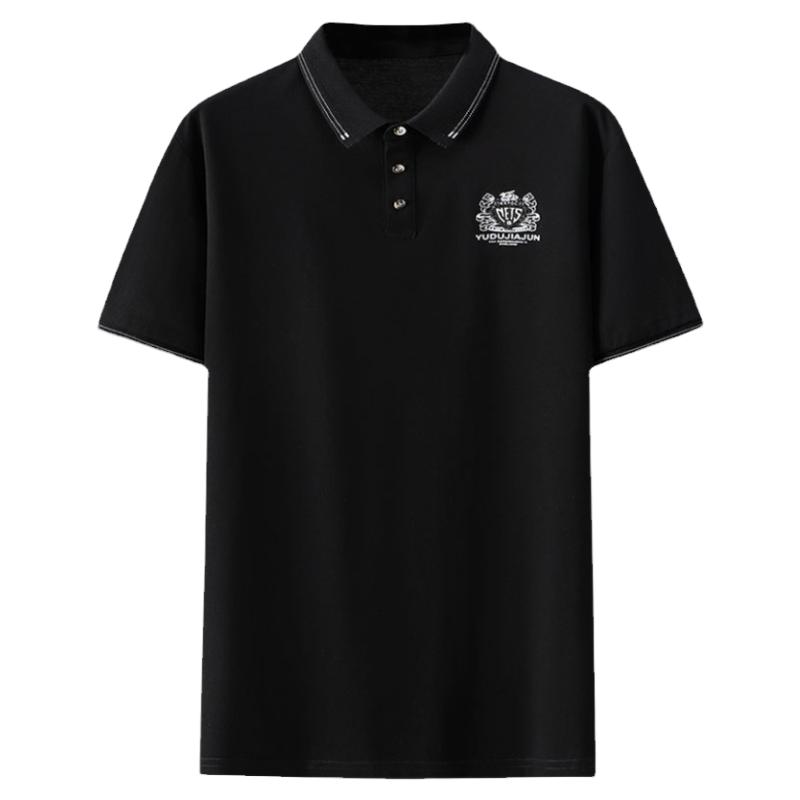 夏季加肥加大短袖T恤男polo衫9XL