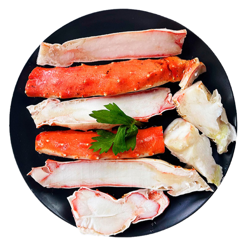 拓食开片帝王蟹腿拼盘熟冻饱满肉质锁鲜700g