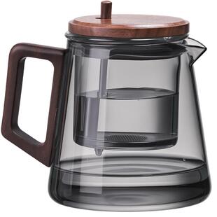 捷安玺飘逸杯泡茶壶2025新款茶壶家用高端茶水分离器玻璃内胆茶具