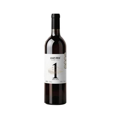 新疆沙地酒庄天山北麓1号赤霞珠干红葡萄酒750ml  12.5度
