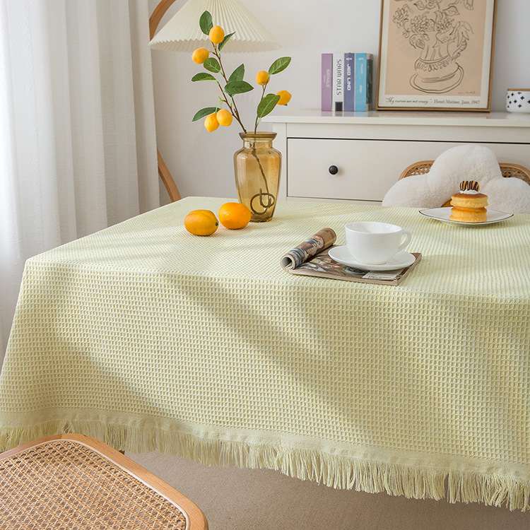 白色蕾丝桌布ins复古圆桌防尘盖茶几台布布正方形冰箱沙发床头柜