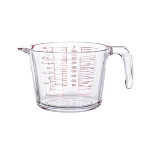 玻璃量杯带刻度厨房家用耐高温牛奶杯食品级烘焙微波炉加热玻璃杯