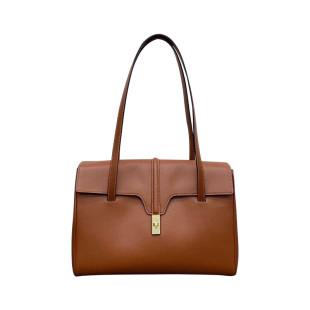 刘雯同款soft16托特包大容量通勤电脑包2025新款真皮单肩腋下包女