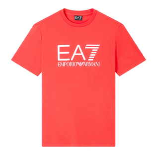 Armani/阿玛尼EA7 男士时尚休闲纯棉圆领短袖T恤7M001412 AF22264