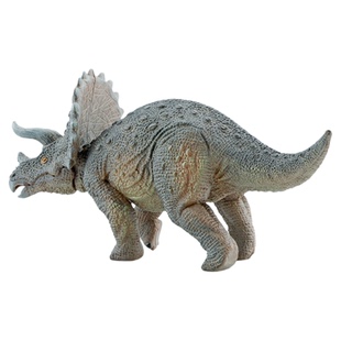 出口仿真三角龙恐龙模型实心硬胶动物世界侏罗纪手办科教玩具男孩