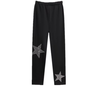 特大码秋冬加绒高腰打底裤女韩版