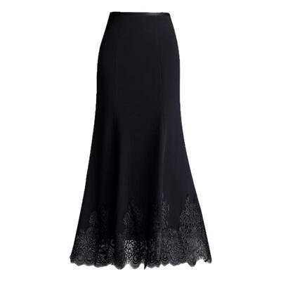 蕾丝鱼尾裙包臀裙气质显瘦长裙子