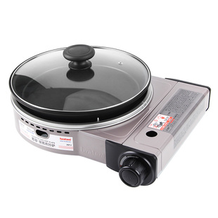 岩谷便携煎炒炉卡式炉烤盘瓦斯炉燃气灶防风家用户外卡斯炉ZGP-2