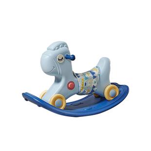 儿童摇马宝宝摇摇马二合一防侧翻摇摇车婴儿玩具小木马防摔溜溜车