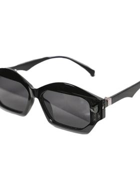 遮阳方形潮穿搭男大框墨镜