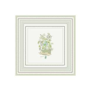 宝石蝶高档桑蚕丝斜纹绸大方巾2025新款礼盒装真丝丝巾洋甘小雏