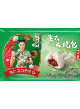 避风塘港式叉烧包早餐面点
