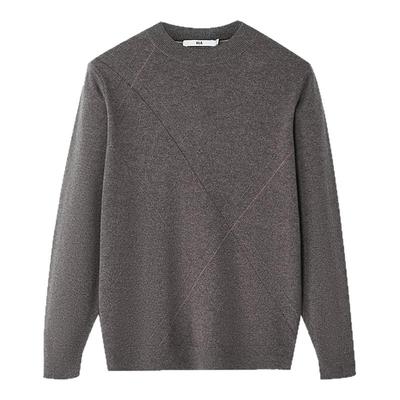 海澜之家修身纯羊毛长袖保暖毛衣