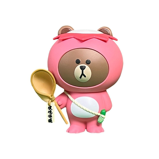 URDU福部屋GOODLUCKBROWN盲盒系列狸猫布朗熊桌面摆件潮玩手办