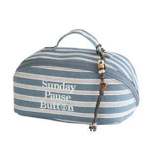 Moreover印象画家立体化妆包高颜值防水女大容量便携旅行收纳包