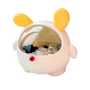 儿童发饰头绳收纳盒新款可爱创意发圈皮筋发夹带盖收纳盒子桌面