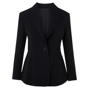【蔡文静同款】朗姿25醋酸西装外套气质通勤西服女2026年春季新款