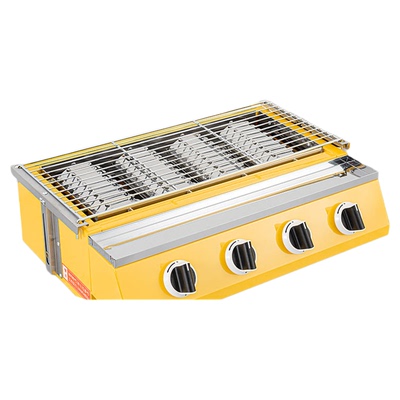 燃气烧烤炉Gas BBQ Grill商用生蚝扇贝炉底火炉摆摊烤串烧烤机