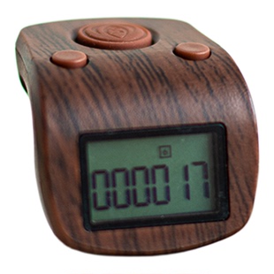 迷你计数器手按充电电子夜光数显手指戒指环读数记数器手动点数器