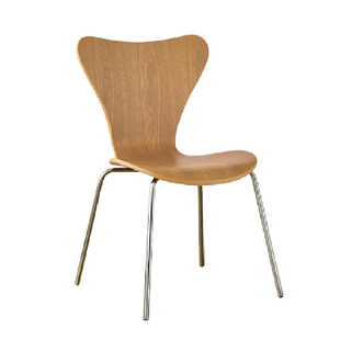 中古风实木靠背餐桌椅家用餐椅网红可叠放复古椅子休闲咖啡厅凳子