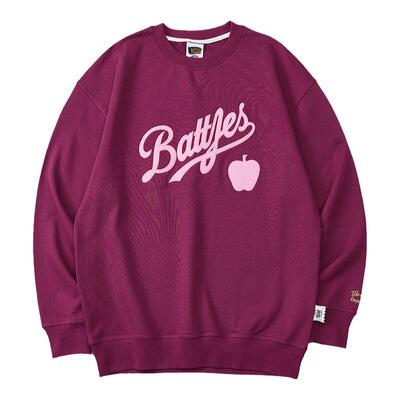 贴布刺绣Battles圆领卫衣