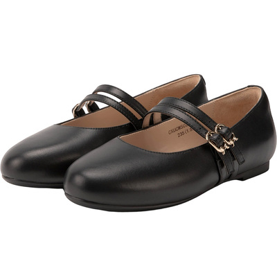 暇步士真皮平底百搭玛丽珍鞋女款