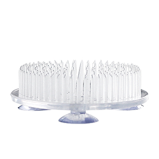 塑料透明剑山插花器禅意中式日式花道插花剑山小原流池坊插花底座