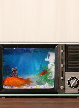 复古怀旧电视模型铁制手工摆件 可改装鱼缸门厅装饰送礼实用品