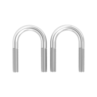 201不锈钢U型螺栓U形螺丝夹管管卡管夹固定螺杆卡扣M6M8M10M12mm