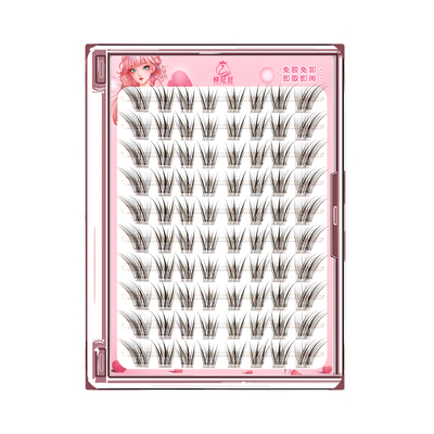 自然狐系斜飞深棕色青丘狐假睫毛