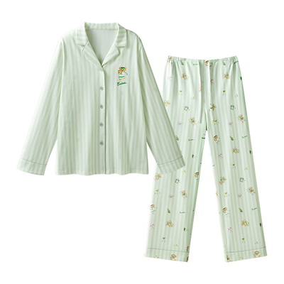 【李佳琦直播间】嫚熙夏季薄款果柔棉月子服孕妇哺乳家居服套装