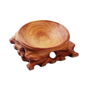 葫芦底座托架红木质托盘文玩小葫芦架子批发镂空实木葫芦底座摆件