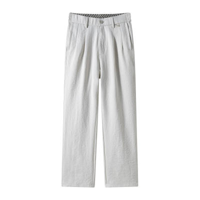 极简风百搭纯色休闲裤男士
