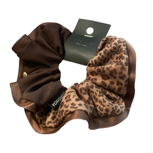 韩国甜酷美拉德拼接磨毛豹纹肥肠圈洋气耐用弹力扎发圈橡皮筋头饰