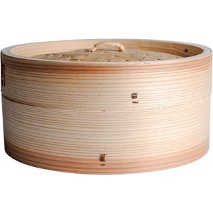 川岛屋迷你竹蒸笼竹制家用早茶点心蒸笼商用蒸小笼包蒸肉蒸锅笼屉