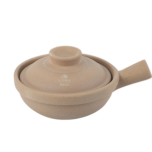 粗土陶无釉无涂层砂锅手柄商用煲仔饭石锅家用煤气灶焖米饭耐高温