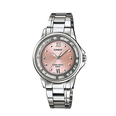 卡西欧手表女学生轻奢简约时尚防水指针石英表正品LTP-1391D-4A